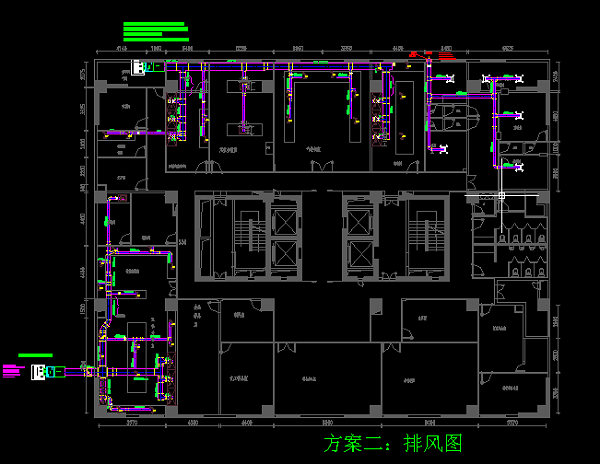 实验室排风项目图纸